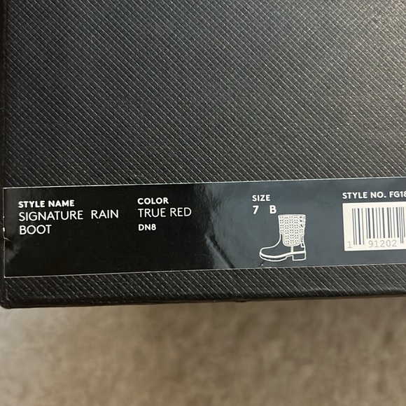 Coach rain boots size 7 - Picture 5 of 6